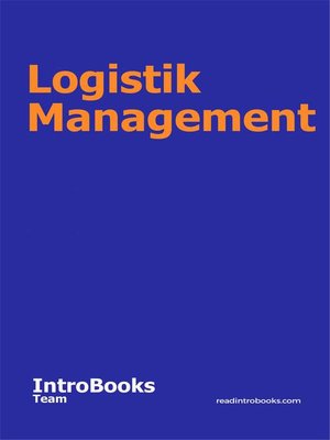 Logistik Management - ebook